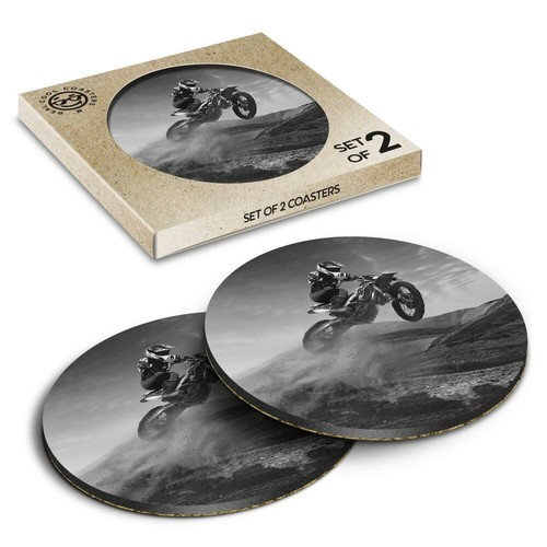 Boxed round coasters - round,
