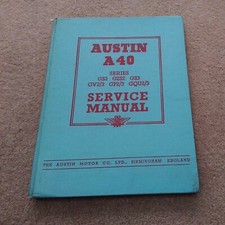 AUSTIN A 40 GENUINE FACTORY