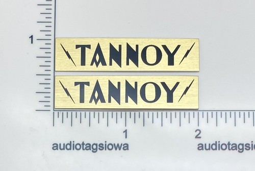 Tannoy speaker badge gold - tannoy,