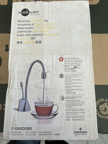 Insinkerator steaming hot - steaming,