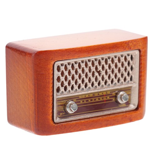 Old fashioned radio decorative - old,