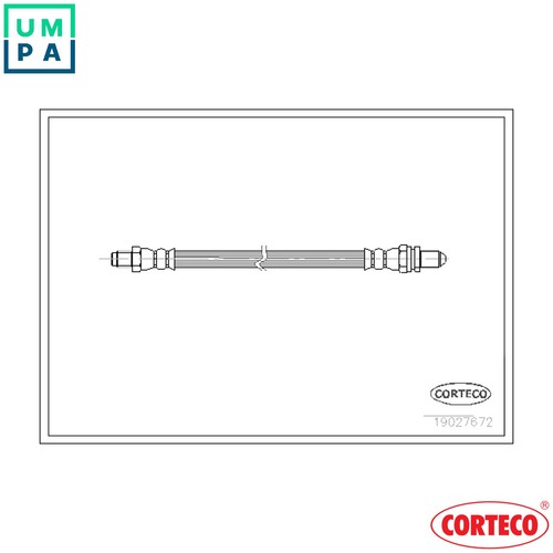 Brake hose 19027672 - for, austin