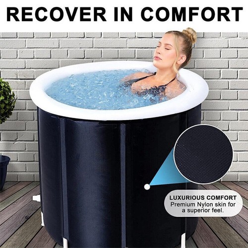 Portable ice bath - ice,