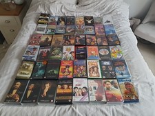 Giant VHS bundle All Tapes And Cases In Good Condition