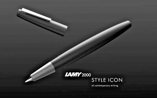 Lamy 2000 fountain pen black - lamy,