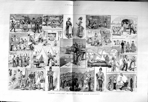 Original old antique print - original,