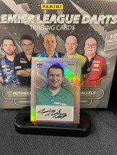 29/50 Ronnie Baxter RARE AUTOGRAPH. PDC Panini Premier League Darts 2025 TC.