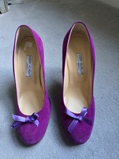 Purple suede Joseph Azagury