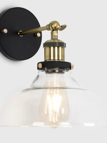 Vintage industrial wall light - vintage,