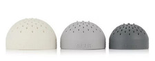 SIFTR Set of 3 Nested Silicone Mini Can Colander & Strainer Set - Grey - New