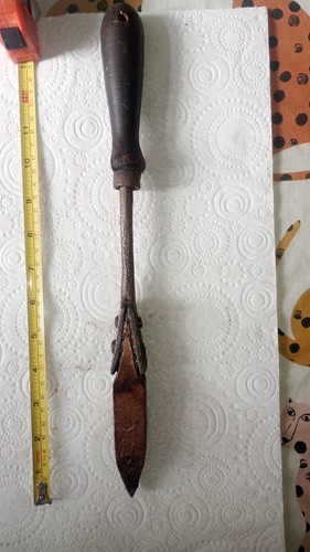 Antique copper soldering iron