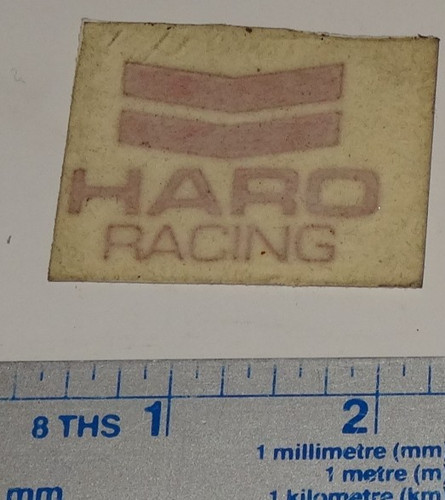 Haro racing die - cut, bmx