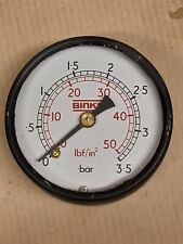 16.71.05 Gauge For Binks Bullows 2 or 5 Gallon Paint Pressure Tank - P.No 167105