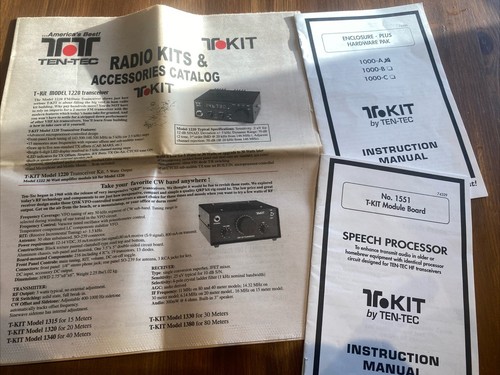 Ten tec kit radio - t,
