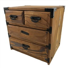 Japanese Wooden Tansu Storage