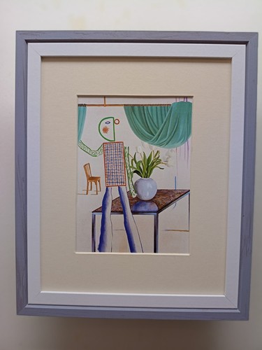David hockney abstract print - hockney,