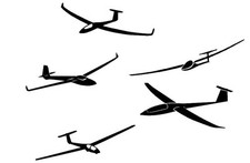 Sticker glider glider pilot