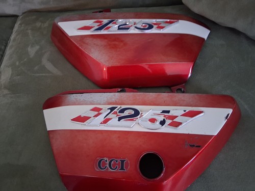 Suzuki 125 side cover - ts,