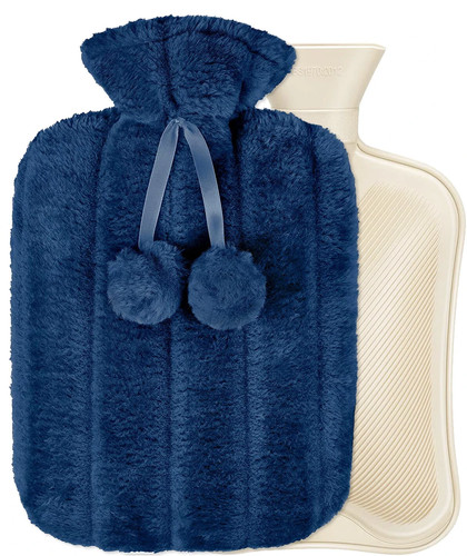 Hot water bottle with - with, cover