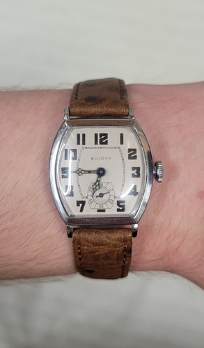 Antique bulova tonneau - bulova,