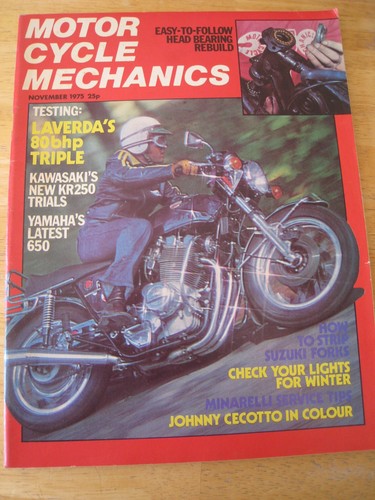Motorcycle mechanics nov - mechanics, 1975