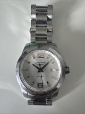 Longines Conquest Silver Men's