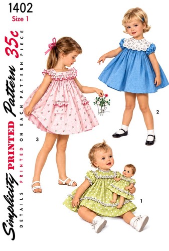 Toddler dress sewing pattern - dress,