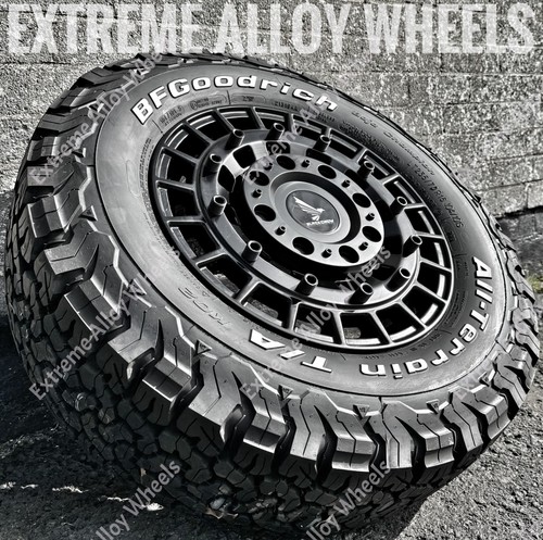 Black at6 alloy wheels - black,