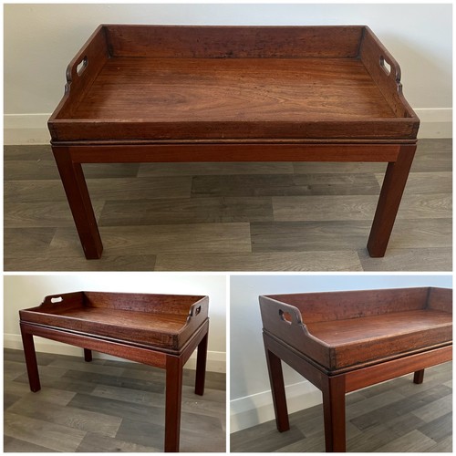 Mcm mahogany butlers - mahogany, tray