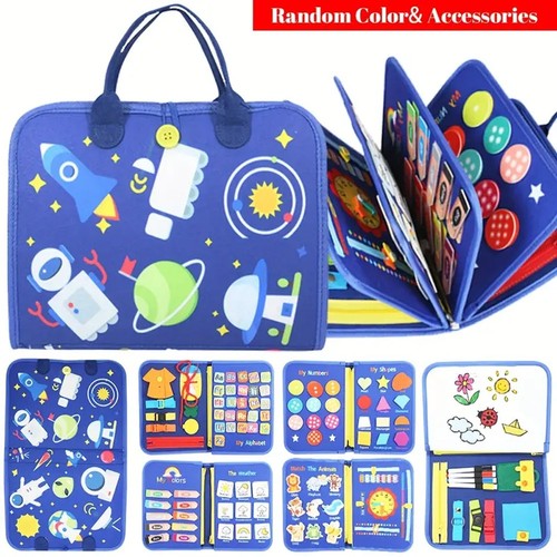 Montessori busy board sensory - montessori,