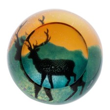 Caithness Glass Stag Scottish Collection Caithness Paperweight U24045