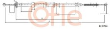 Handbrake cable Rear 12.0724 COFLE for FIAT FORD
