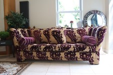 Elegant designer luxury Handmade Duresta drop arm pogoda sofa new costs£6300