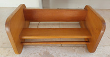 Vintage light teak booktrough