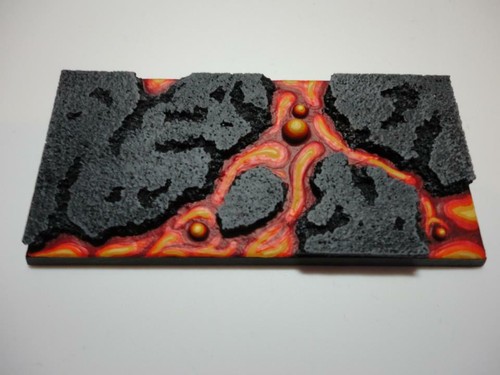 50x100mm square resin base
