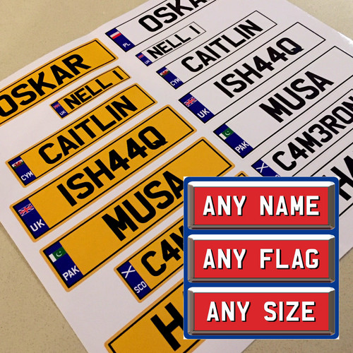Kids personalised number - kids,