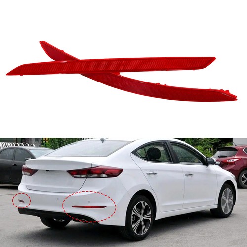 Pair rear bumper reflector - 1,