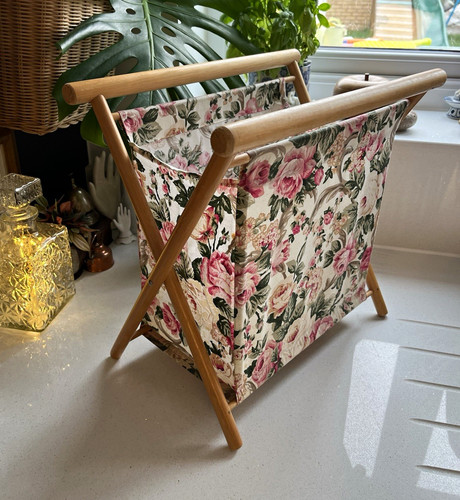 Vintage floral wooden - vintage,