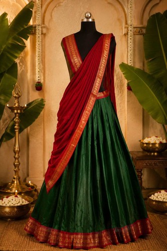 Dark green red kerala - dark,