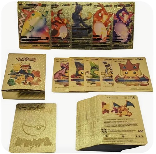 Pokemon gold cards set 5 - gold, cards:set