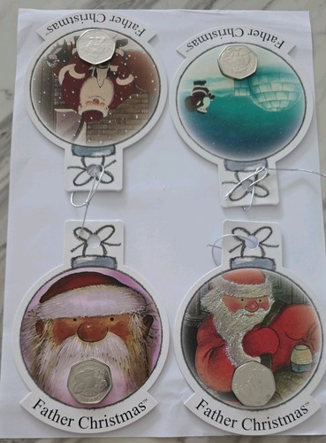 Father christmas 50p coin - 50p, in