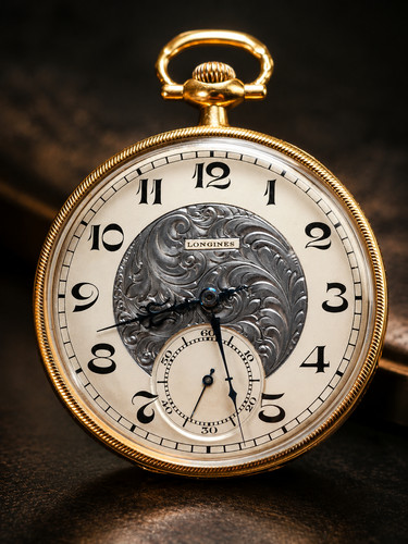 Antique longines 18k - 18k, solid