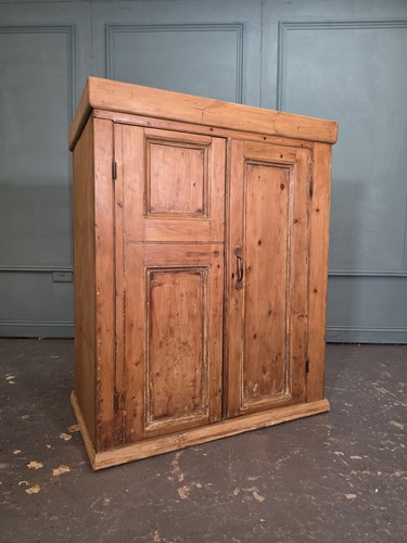 Antique pine cupboard - pine,