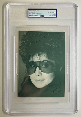 Vintage yoko ono signed - yoko,