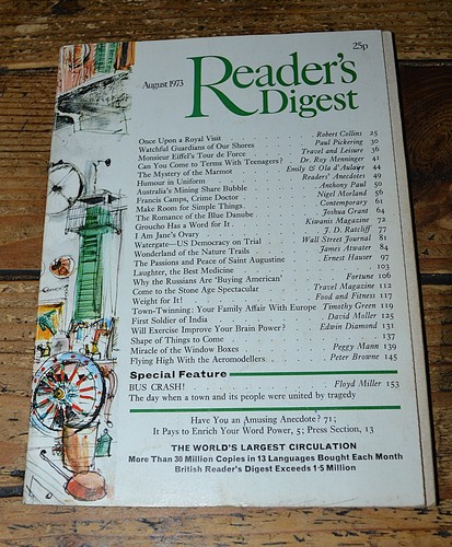Reader digest magazine - digest,