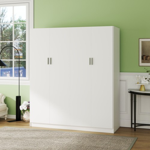 Modern white door wardrobe - door,