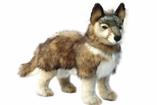 Hansa Wolf  Standing Plush