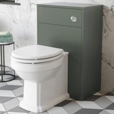 Green Back to Wall Toilet Unit