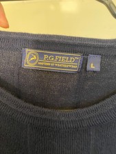 pg field navy jumper large