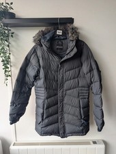 Berghaus 600 Down Puffer Coat – Women’s Size 12 – Faux Fur Hood